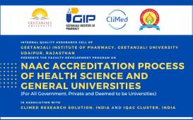 NAAC Accreditation Process of Health Science and General Universities